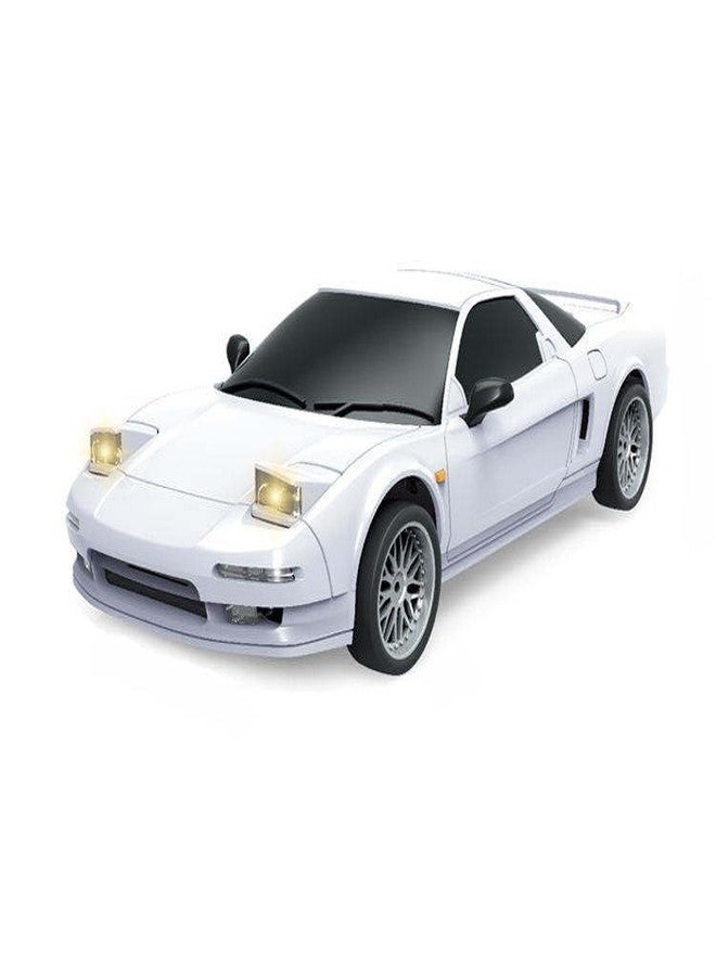 Black Foru سيارة سباق بلاك فورو LDRC 1/18 Rx7 RC ذات الدفع الخلفي، مزودة بنظام تحكم لاسلكي جيروسكوبي، ونظام إضاءة LD1802، ومحرك سيرفو، ووحدة تحكم إلكترونية للهواة (أبيض) - Image 5